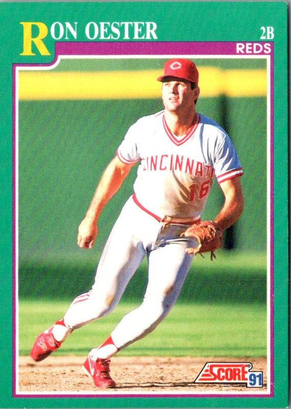 1991 Score Ron Oester #651