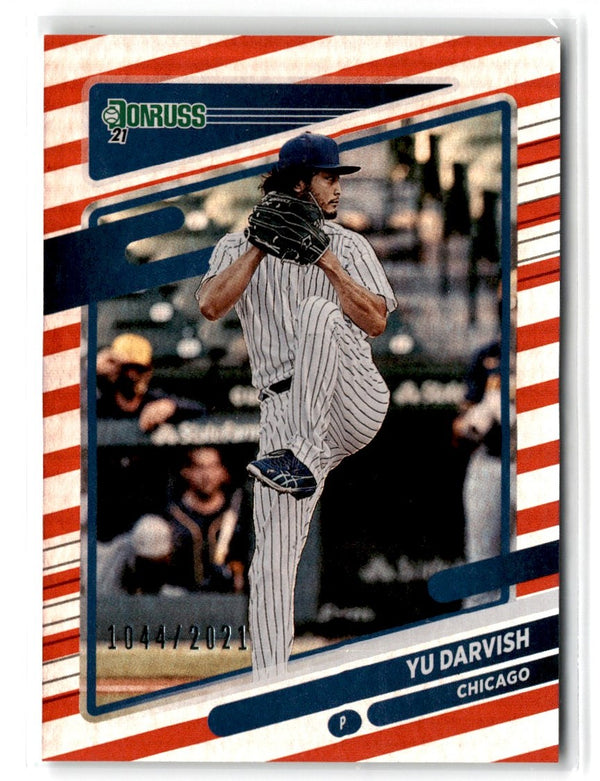 2021 Donruss Red Yu Darvish #84 1044/2021