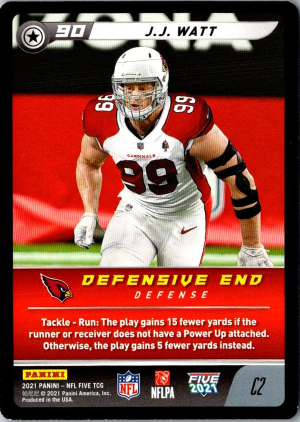 2021 Panini Absolute Red J.J. Watt #14