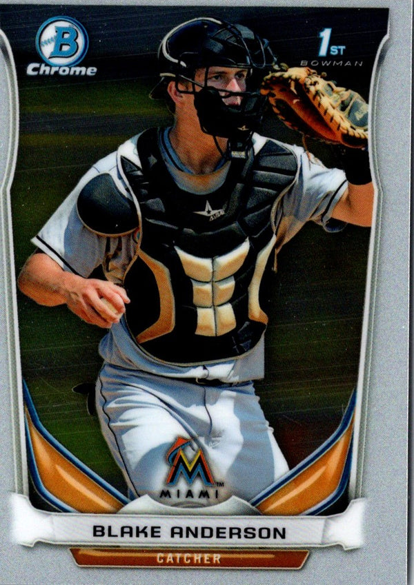 2014 Bowman Draft Picks & Prospects Chrome Blake Anderson #CDP34