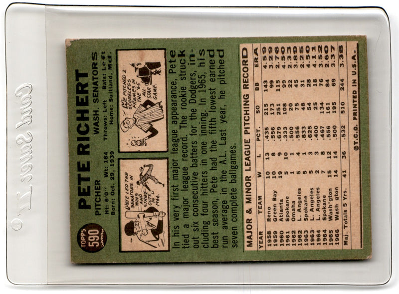 1967 Topps Pete Richert