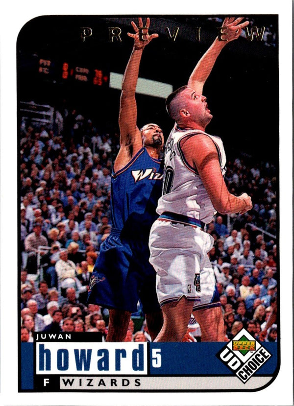 1998 UD Choice Preview Juwan Howard #153
