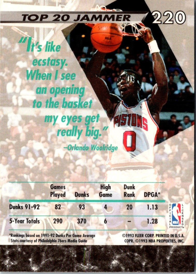 1992 Ultra Orlando Woolridge