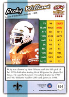 1999 Pacific Paramount Ricky Williams #154 Rookie