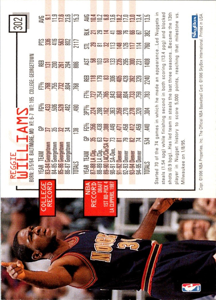 1995 Hoops Reggie Williams