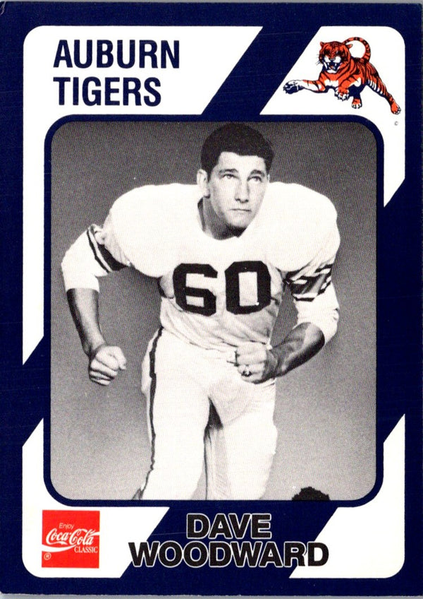 1989 Collegiate Collection Auburn Coke 580 Dave Woodward #374