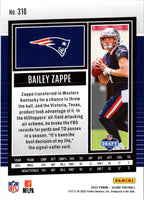 2022 Score Bailey Zappe #310 Rookie