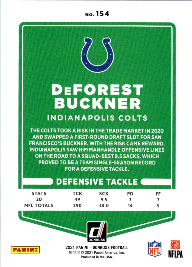 2021 Donruss DeForest Buckner