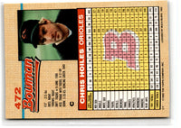 1992 Bowman Chris Hoiles #472