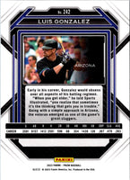 2023 Panini Prizm Blue Ice Luis Gonzalez #242