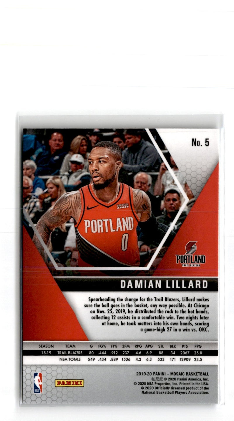 2020 Panini Damian Lillard