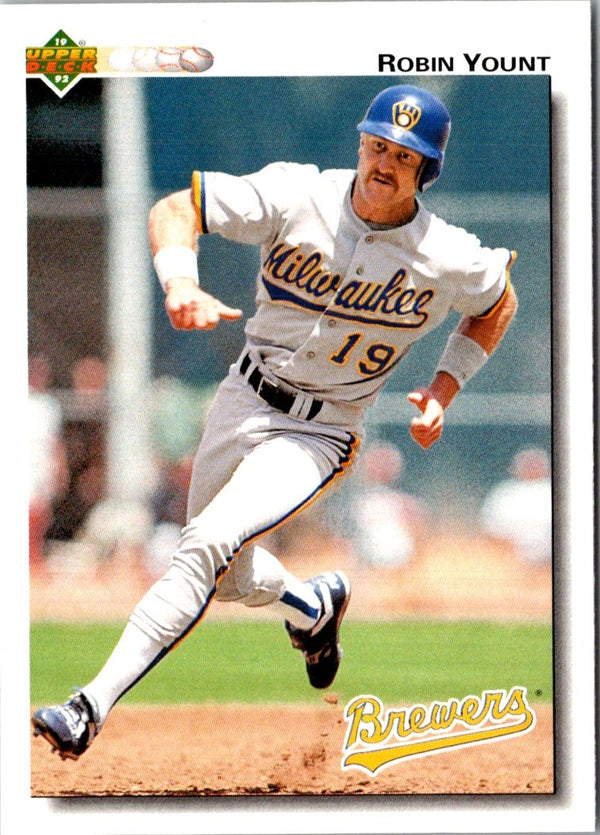 1992 Upper Deck Gold Hologram Robin Yount #456