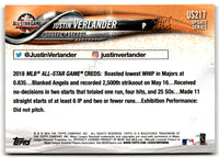 2018 Topps Update Justin Verlander #US217