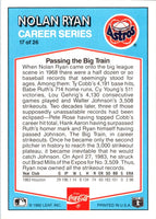 1992 Donruss Coca-Cola Nolan Ryan Nolan Ryan #17