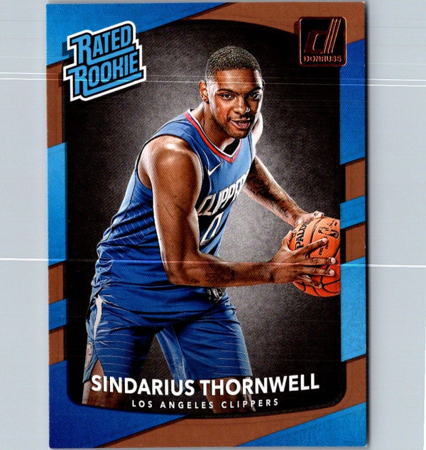 2017 Donruss Holo Orange Laser Sindarius Thornwell #194