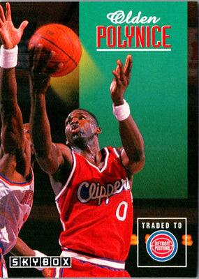 1992 SkyBox Olden Polynice #109