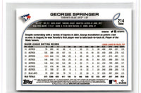 2022 Topps Chrome George Springer #214