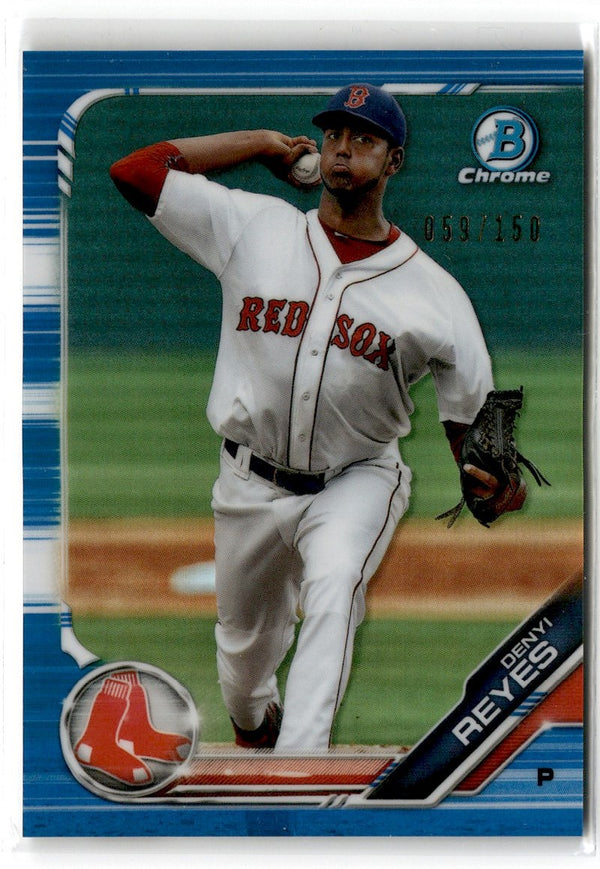 2019 Bowman Draft Chrome Blue Refractor Denyi Reyes #BDC-142 059 /150