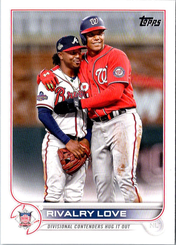 2022 Topps Update Rivalry Love (Juan Soto/Ozzie Albies) #US310