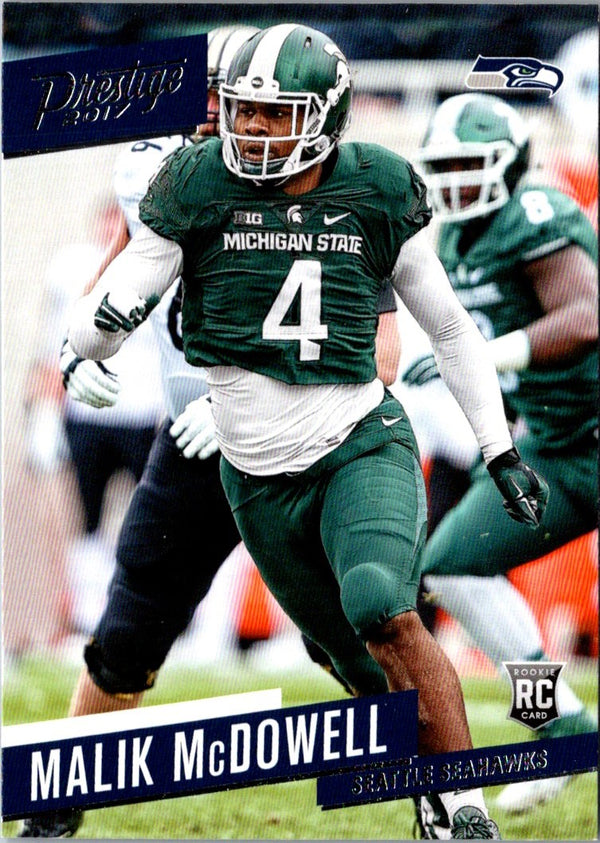 2017 Panini Prestige Malik McDowell #202 Rookie