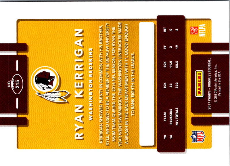 2017 Donruss Ryan Kerrigan