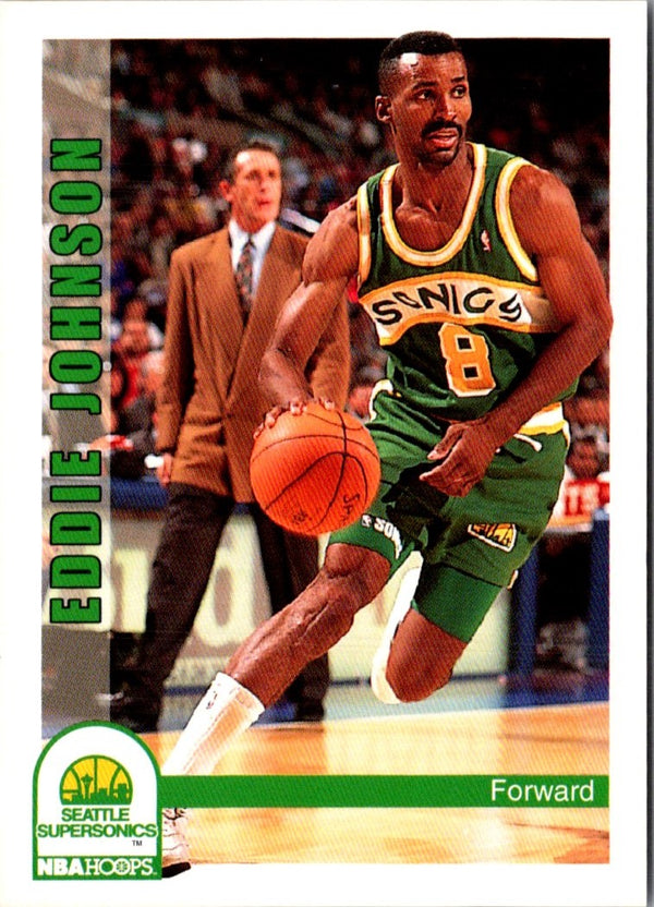 1992 Hoops Eddie Johnson #215
