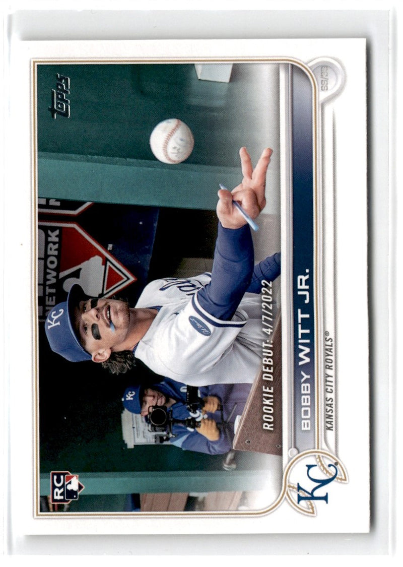 2022 Topps Update Royal Blue Bobby Witt Jr.