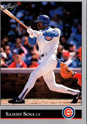 1992 Leaf Black Gold Sammy Sosa #412