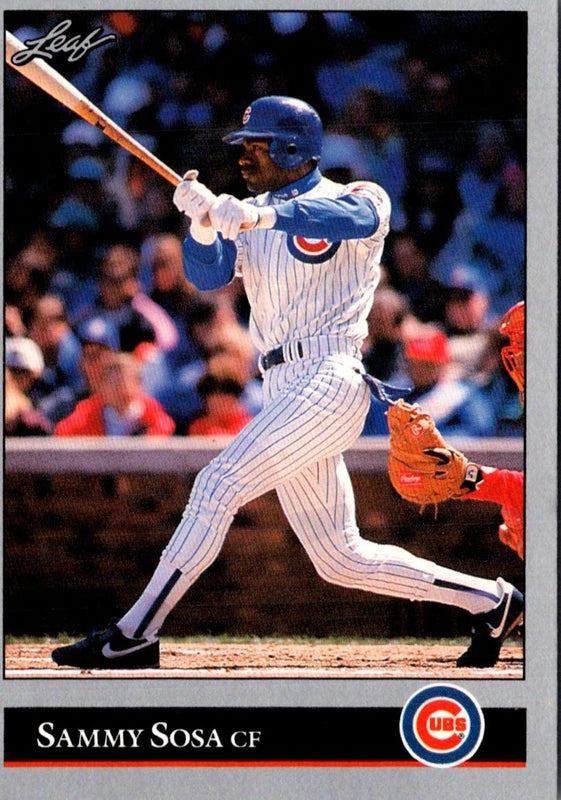 1992 Leaf Black Gold Sammy Sosa #412