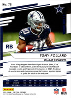 2022 Panini Prizm Green Tony Pollard #78