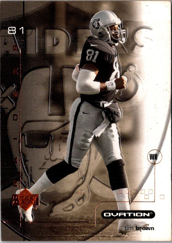 2001 Upper Deck Ovation Tim Brown #65