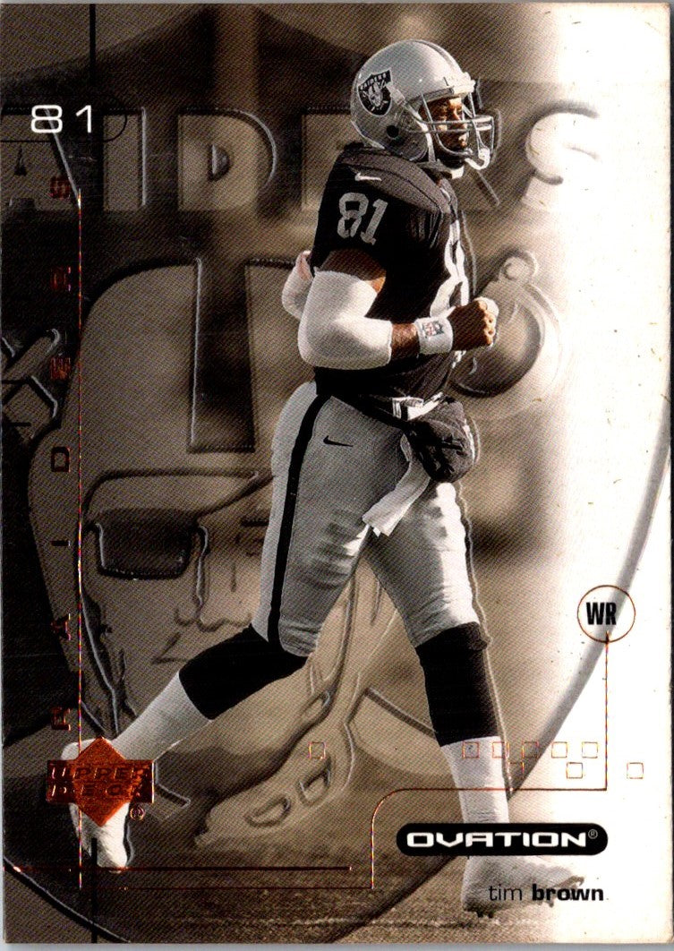 2001 Upper Deck Ovation Tim Brown