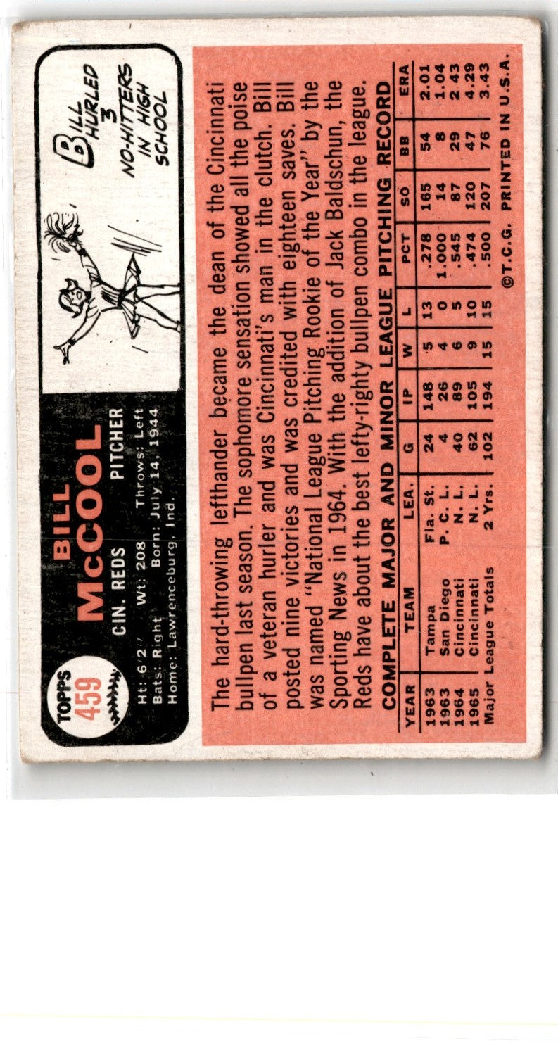 1966 Topps Bill McCool