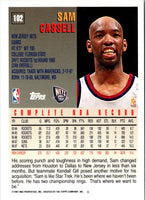 1997 Topps Chrome Refractors Sam Cassell #102