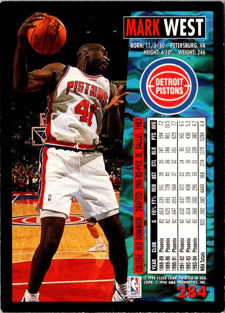 1995 Fleer Mark West