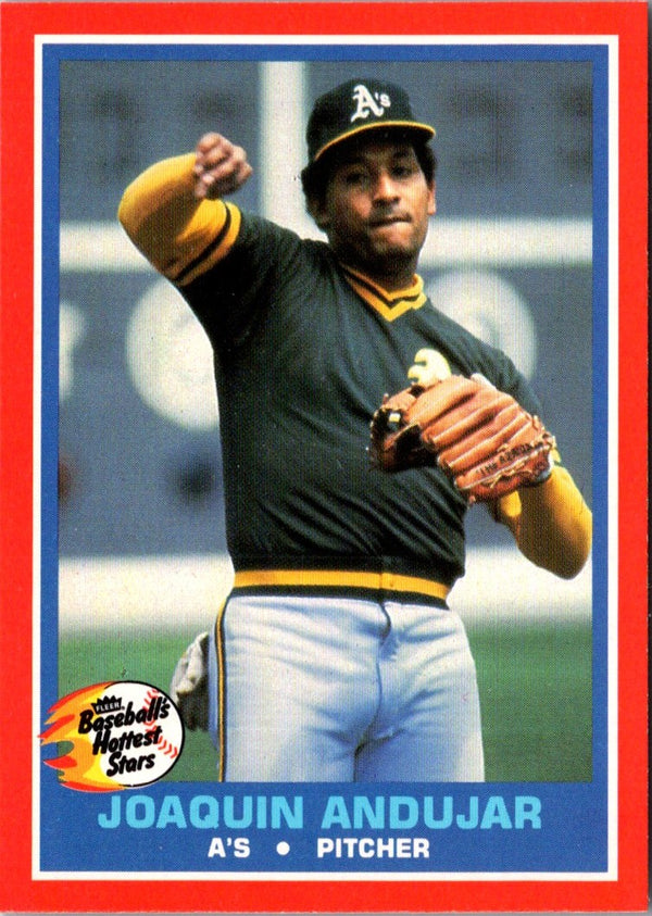 1987 Fleer Hottest Stars Joaquin Andujar #1