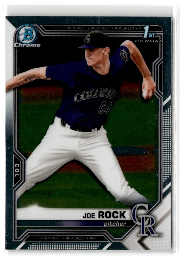 2021 Bowman Draft Chrome Joe Rock #BDC-154