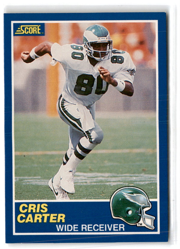 1989 Score Cris Carter #72 Rookie