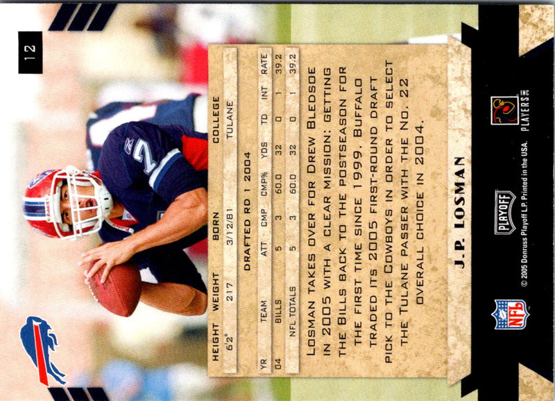 2005 Playoff Honors J.P. Losman