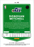 2021 Donruss Optic Blue Donovan Mitchell #45