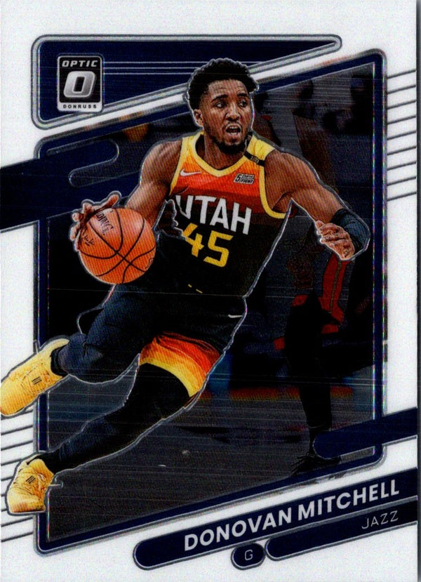 2021 Donruss Optic Blue Donovan Mitchell #45