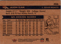 2001 Fleer Tradition Glossy Jason Elam #306