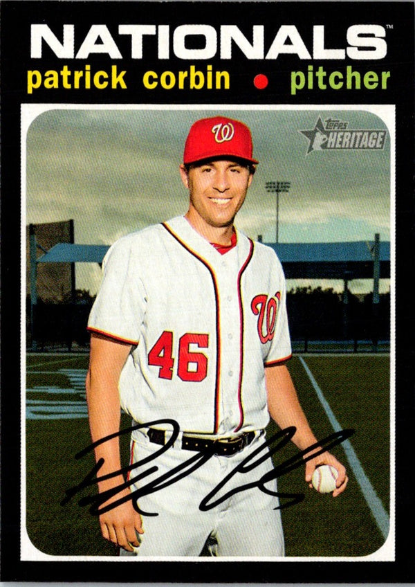 2020 Topps Heritage Patrick Corbin #230