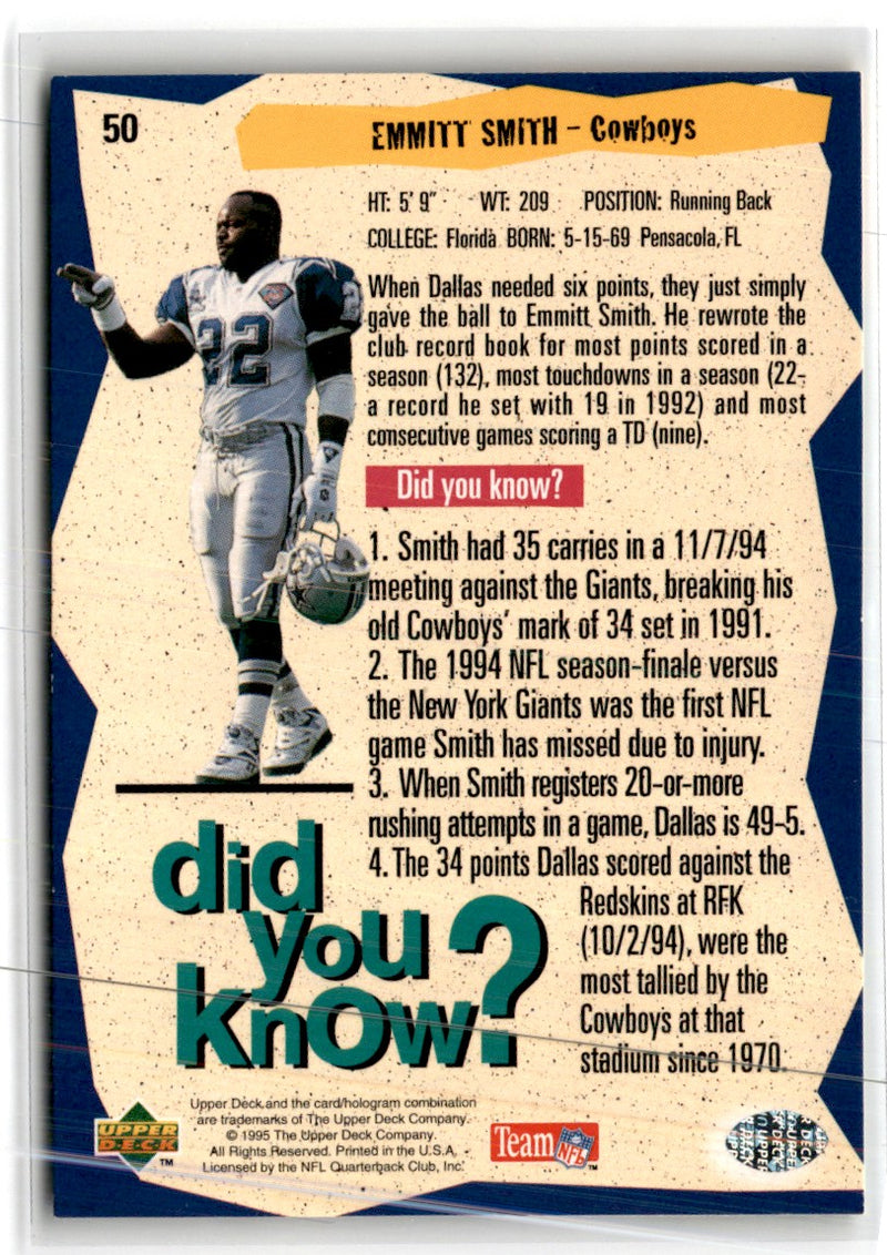 1995 Collector's Choice Emmitt Smith