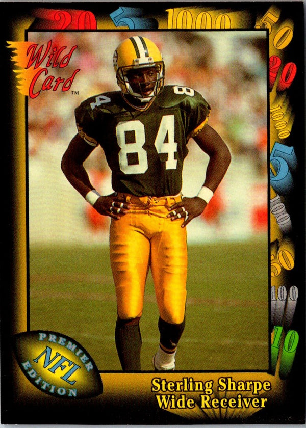 1991 Wild Card Sterling Sharpe #119