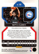 2021 Panini Prizm Blue Seth Curry