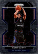 2021 Panini Prizm Blue Seth Curry
