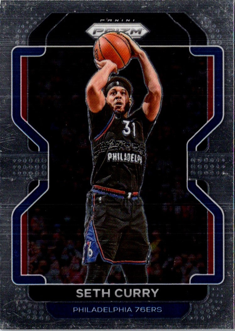 2021 Panini Prizm Blue Seth Curry