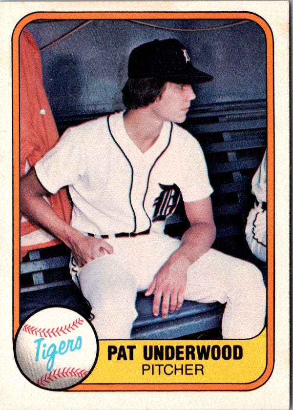 1981 Fleer Pat Underwood #469