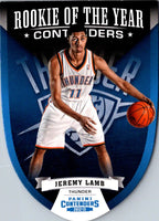 2012 Panini Contenders Rookie Of The Year Jeremy Lamb #8